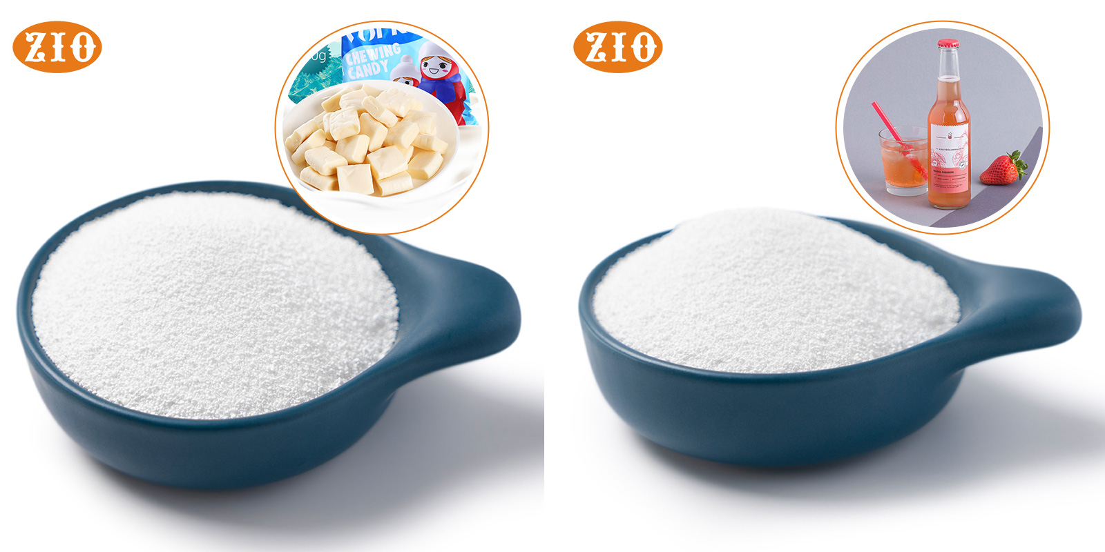 Pure white crystalline aspartame powder for commercial food and beverage sweetening