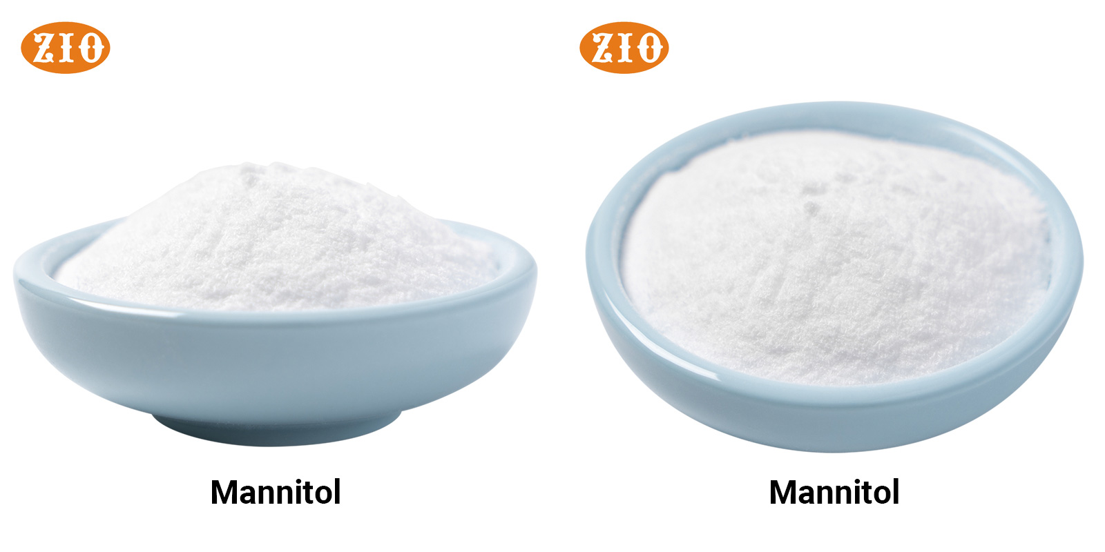 Pure white crystalline Sugar-Free Mannitol powder for commercial dessert manufacturing